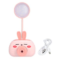 Miniatyrbillede 1 af 8: LED foldbar skrivebordslampe Tegnede Dyr Multifunktionel Bordlampe Penneholder Blyantspidser til hjemmekontor Rosa