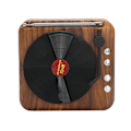 Pikkukuva 2 / 8: Mini Retro Levy soitin Kaiutin Langaton Bluetooth High Definition Subwoofer Äänirasia