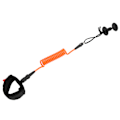 Miniatyrbillede 2 af 8: 5,5 mm 4 fods Paddle Board Håndledsrem Elastisk TPU Håndleds Surfkoppel Stand Up Paddle Leash til Surfbræt Orange