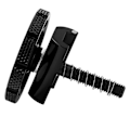 Miniatyrbilde 6 av 8: Foldbar sykkel Aluminium Hengselklemme C-spenne CNC Integrert for Brompton Foldbar Sykkel Svart