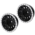 Miniatyrbilde 6 av 8: 2 stk RC Hjulnav Felg Profesjonell Aluminium Legering Hjulnavsett for Axial SCX6 1/6 RC Bil Svart