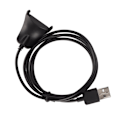 Miniatyrbilde 7 av 8: Løpeklokke Ladedock PVC 1m Lengde Strekksikker Ladeledning for TomTom Spark Runner 2/3