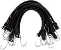 20-pack 15-tums gummisnoddar med krokar, gummiremmar, EPDM-snoddar