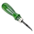 Pikkukuva 3 / 8: 0,6 mm - 1,4 mm Ammattimainen Viistystimu DIY-tarvikkeet Nahkatöiden Reunanleikkaustyökalu (1,2 mm)