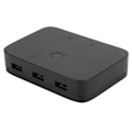Miniatyrbild 3 av 8: HDMI KVM Switch Box 2 Port Datorvärd 2-in-1-out USB Delning Mus Tangentbord Skrivare 201H