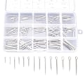 Miniatyrbilde 2 av 7: 150 stk 15 sorter 304 rustfritt stål splittstifter Kit M1 M3