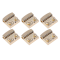 Miniatyrbillede 2 af 8: 6 stk. Drejelås Lås Lys Guld Rustfri Legering DIY Taskelukning Lås Taske til Lædertaske Håndtaske
