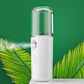 Miniatyrbild 6 av 8: Nano Facial Mist Sprayer ABS-hus Fickstorlek USB-laddning Vattenansiktsfuktare för hydrering Vit