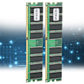 Pikkukuva 8 / 8: 2 kpl Muistimoduuli Pöytätietokone Kaksipuolinen 16-jyväinen DDR 1GB 400MHZ PC-3200