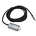 Pikkukuva 8 / 8: Type-C - HD-liitäntäkaapeli, tukee 4K 30Hz, Plug and Play, Type-C - HD-kaapeli televisiolle ja näytölle, musta ja harmaa