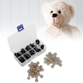 Miniatyrbild 3 av 8: 52st DIY Bear Eye Svart Handgjorda material Hantverk Pedagogiska leksaksdelar Plast 12-20MM