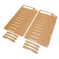 Miniatyrbillede 8 af 8: DIY Harddiskholder Flere lag præcise monteringshuller DIY Akryl Harddisk Stativ til stationær 10 lag