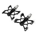 Miniatyrbillede 3 af 8: 1 par LP Litepro K5 Cykel Hurtigudløsningspedaler Aluminiumlegerings Cykellagerpedaler til Road Mountain Folding Bikes Sort