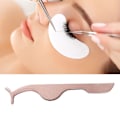 Miniatyrbild 6 av 8: Ögonfransar i rostfritt stål Applikatorverktyg False Lash Applicering Böjda ögonfransar Hjälpklämma Brun