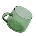 Pikkukuva 8 / 8: 350 ml lasikahvikuppi Kristall kahvimuki kahvalla, korkea lämpötilan kestävyys kotiin ja CafeGreen