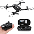 Miniatyrbillede 2 af 8: Mini Drone 4K High Definition Dobbelt Kamera Foldbar Quadcopter Fjernstyret Flyvemaskine