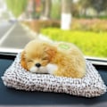 Miniatyrbillede 1 af 5: Bilpynt Bambuspose Luftrensende Aktiveret Bambus Kul Lugt Eliminator Til Biler Golden Retriever