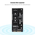 Miniatyrbilde 8 av 8: M.2 NGFF SSD til SATA 22PIN harddisk Diskstabil ytelse Adapter Riser Card