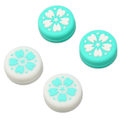 Miniatyrbild 6 av 8: 4st Tumgreppslock för Switch Soft Silikon Förhindra glidning Joystick Caps Tumstick Caps för Switch Lite Blue