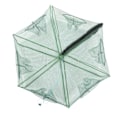 Pikkukuva 7 / 8: Polygon Kalastusansat Automaattinen Kalastusverkkoansat Taittuva Kannettava Rapukori 70x27cm