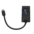 Pikkukuva 8 / 8: USB-testaaja Ammattimainen Virtajännite Virta-aika Tarkka mittaus Kaksisuuntainen USB C-mittari 4‑30V 0‑6,5A