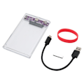 Miniatyrbillede 3 af 8: 2,5 tommer Ekstern Harddisk Kabinet Støtter Maksimalt 2TB 10Gbps Klar HDD Kabinet 2,5 Type C til 2,5 tommer SATA HDD SSD