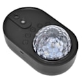 Miniatyrbillede 7 af 8: Rumsskibsprojektionslampe RGB-effekter Fjernbetjening Trådløs forbindelse Mini Rumskib Farverig lampe til værelse Fest Sort