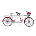 Miniatyrbild 1 av 7: Tandem Mini Cykel Modell Hög Simulering Utsökta Detaljer Legering Cykel Modell för hemmakontor Skrivbordsdekorationer Presenter