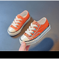 Miniatyrbillede 1 af 5: Børnemode Hvide Canvas Sneakers - Drenge Forår Efterår Casual Skolesko
