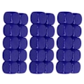 Miniatyrbillede 4 af 8: 30 stk. 16MM Blanke Terninger Sæt Plastik Afrundede 6-Sided Terninger Kuber Til Spil Party Sjov DIY Sticker Matematik Undervisning Blå