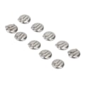 Miniatyrbilde 7 av 8: 10 stk Dental Lingual Knapp Rund Base Rustfritt Stål Ortodonti Tann Lingual Ring for Tannleger