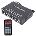 Miniatyrbillede 1 af 8: Mini Bluetooth Intelligent Digital Forstærker med Fjernbetjening EU Stik 220V