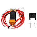 Miniatyrbilde 1 av 8: 2 In 1 Out Hotend Kit 2 Farger Metall 12V 3D-skriverekstruder med silikonskyddsskruer for Ender 3 for CR10S Pro 24V