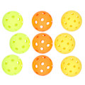 Miniatyrbillede 7 af 8: 40/26 huller pickleball bolde indendørs udendørs træning PE pickle bolde med lys farve