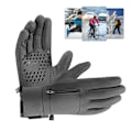 Miniatyrbilde 6 av 8: Varm Fleece Vanntett Split Finger Touchscreen Vinterhansker for Løping og Hiking Grå