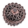 Miniatyrbillede 4 af 8: Lotus Røgelsesbrænder Zink Legering Kegle Røgelsesholder Brænder Lille Røgelsesholder Ornament til Hjemindretning Brun