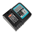 Miniatyrbillede 4 af 7: DC18RC Li-Ion batterilader med skærm til Makita 14,4-18V BL1815 BL1415 BL1460 (AU-stik 100-240V)