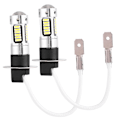 Pikkukuva 1 / 8: Pari H3 4014 valkoinen LED-auton ajovalot Sumu DRL-lamppu DC 12V