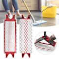Miniatyrbild 1 av 8: Mikrofiberpåfyllning moppdynor Platt moppduk Återanvändbar absorberande moppbytesduk kompatibel för Vileda