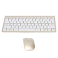 Miniatyrbild 2 av 8: Tangentbord Mus Combo Trådlös 2.4G USB Ultraslim Bärbar Ergonomisk, slitstark tangentbord och mus för Notebook ComputerGold