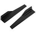 Pikkukuva 4 / 8: 2 kpl Auton yleismallin mattamusta sivuhame Rocker Splitter Winglet Wings Canard Diffuser