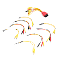 Miniatyrbillede 3 af 8: 16-polet OBD2 Han-stik Diagnostic Kabeladapter med 20 stk. Forlængerkabler Universal til Bil