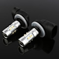 Miniatyrbillede 4 af 8: 1 PAR TÅGELYGTE H27 881 50W LED-DIMMOLJUS TIL BILPÆRER
