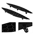Pikkukuva 8 / 8: 2 kpl Kiiltävän musta takapuskurin heijastin Honeycomb Delete Set Sopii MK7 2013-2016
