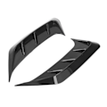Pikkukuva 5 / 8: 2 kpl Universal Gloss Black Takavalon sivukoriste Kehys Auton ulkoasu koristelu