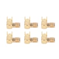 Miniatyrbillede 5 af 8: 10 stk RF-kontaktpanel bøjet 90 grader 4-bens antennebase PCB Board End koaksialadapter SMAKWE