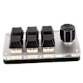 Miniatyrbild 4 av 8: Rött Mekaniskt Makro-tangentbord Plug and Play Ergonomiskt Anpassade Knoppar USB Mini Tangentbord för Desktop PC 6 Tangenter 1 Knapp