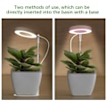 Miniatyrbillede 3 af 8: USB Plant Light Angel Ring med Timer Ful Spektrum Sollys Simulering