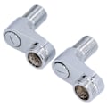 Miniatyrbilde 6 av 8: G1/2 til G3/4 Dusjmikser Kran Svingarm Adapter Kaldt Varmt Vannrør Fast Tilbehør for Bad