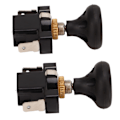 Miniatyrbillede 6 af 8: 2 stk Forlygter Push Pull Switch Golfvogn Lysstyring Switch Knappudskiftning til E-Z‑GO